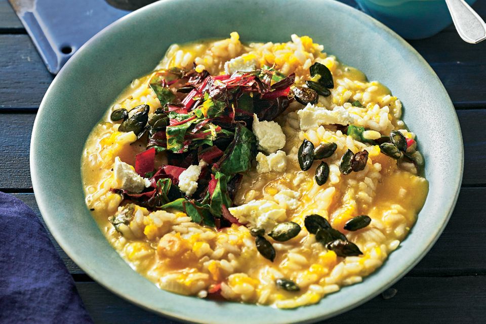 Kürbis-Risotto mit Butternut-Kürbis Kürbis-Risotto mit Butternut-Kürbis
