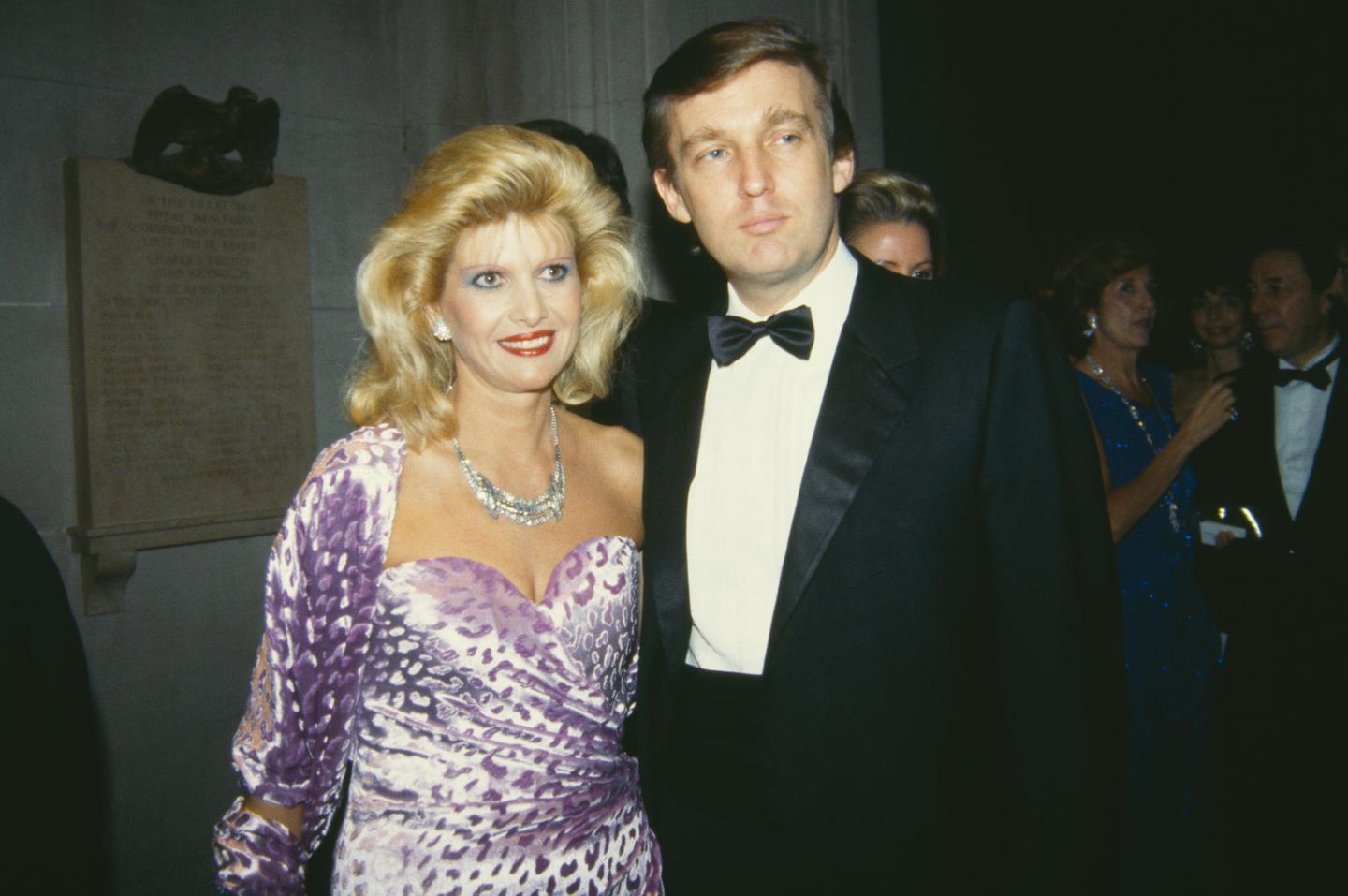 Ivana Trump und Donald Trump bei einer Gala in New York 1985.