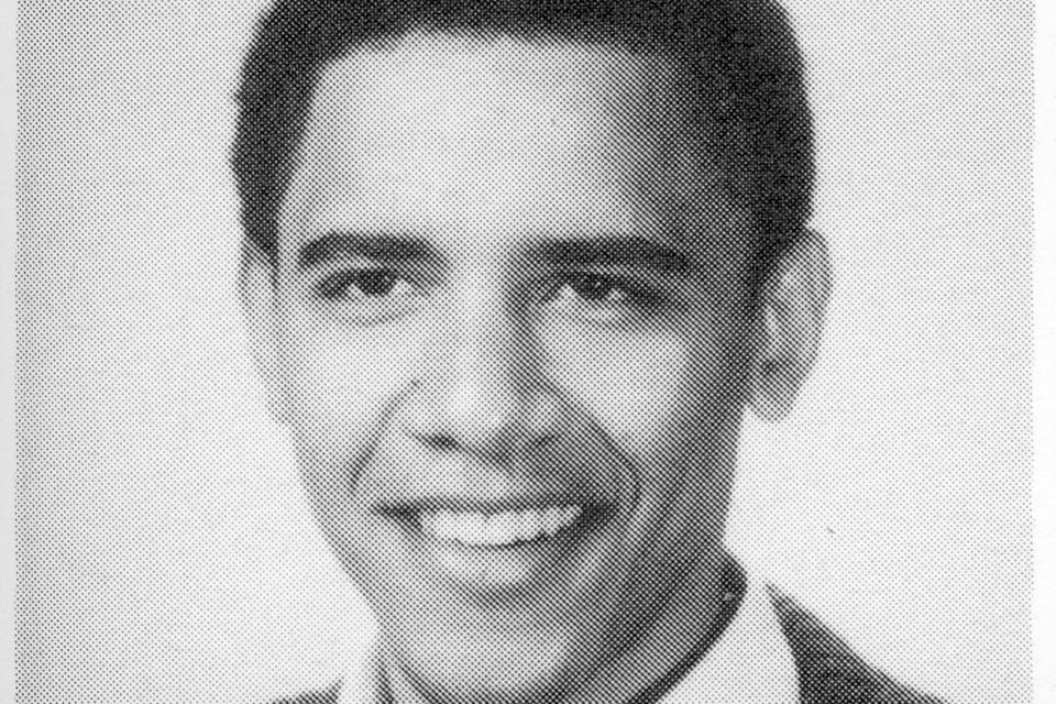 Barack Obama auf einem Jahrbuch-Foto der Harvard Law School.