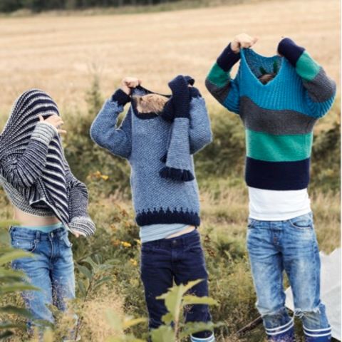 Jungen Pullover stricken