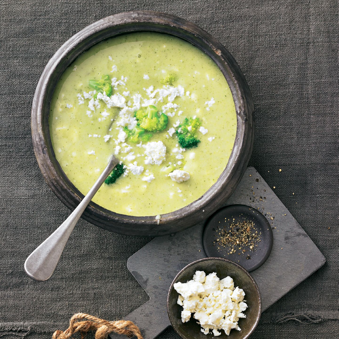 Brokkoli-Feta-Suppe
