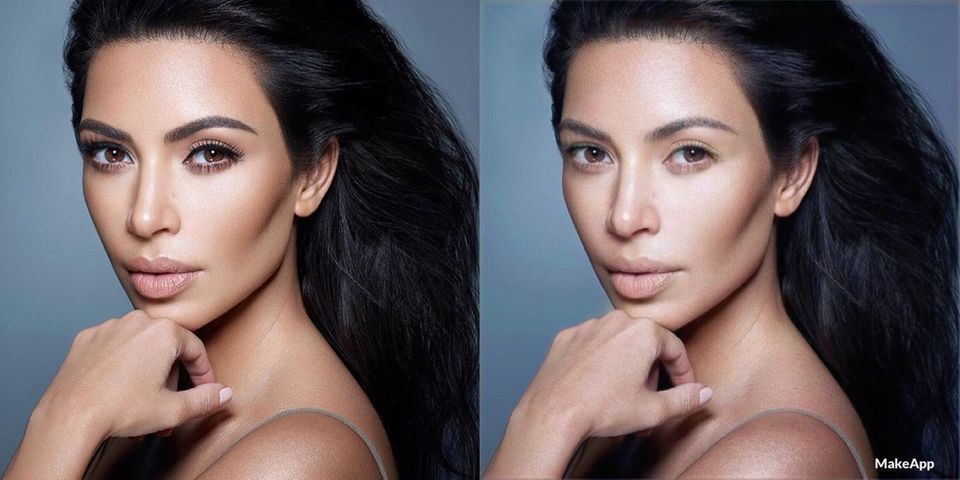 Kim Kardashian ungeschminkt