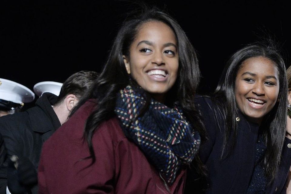 Malia Obama (links) und ihre Schwester Sasha Obama.