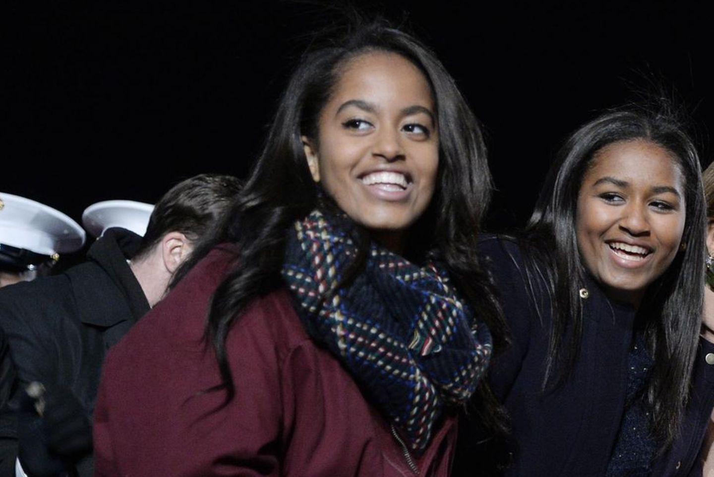 Malia Obama (links) und ihre Schwester Sasha Obama.