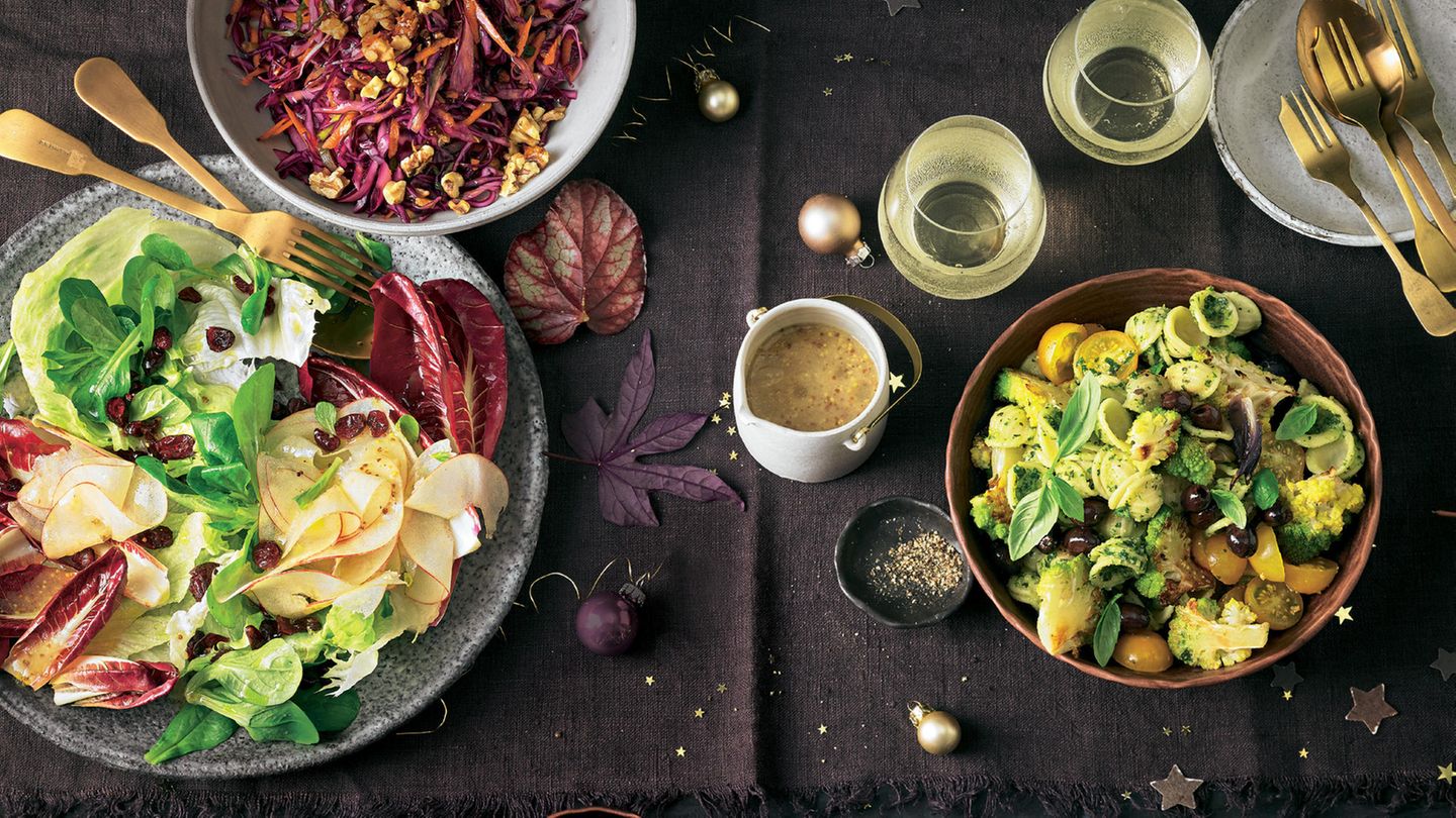 Romanesco-Orecchiette-Salat mit Pesto | BRIGITTE.de