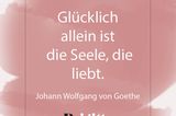 Valentinstag-Sprüche: Zitat von Goethe