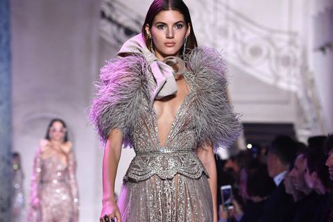 Paris Fashion Week Haute Couture: Kleid von Elie Saab