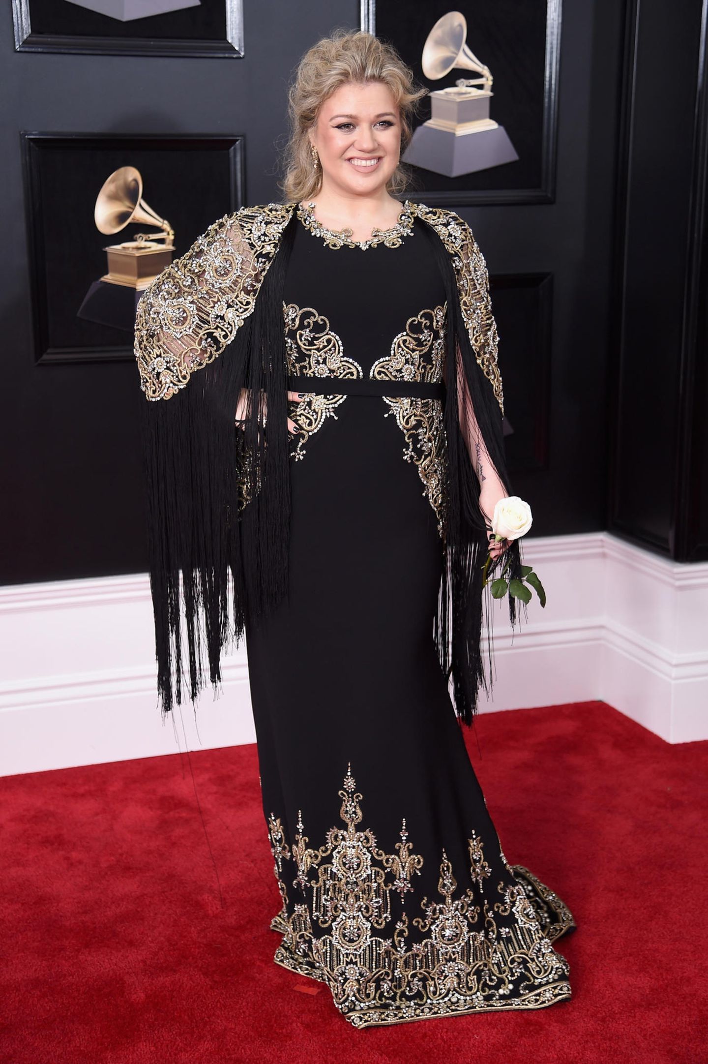 Grammys 2018: Kelly Clarkson in New York