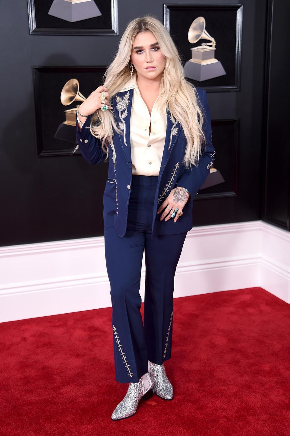 Grammys 2018: Kesha in New York