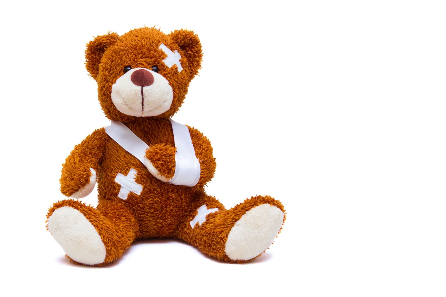 verarzteter Teddy – Notaufnahme