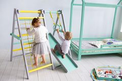 Klettergerüst in Kinderzimmer Klettergerüst in Kinderzimmer