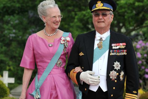 Prinz Henrik und Königin Margarethe bei einem offiziellen Anlass