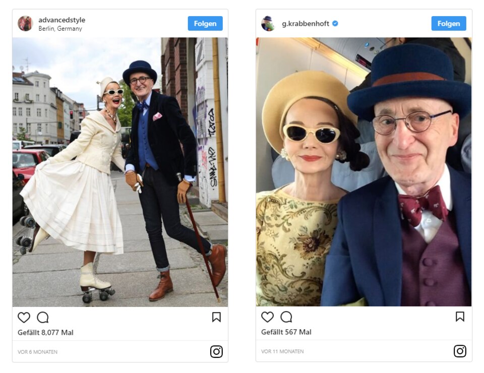 "Je oller desto doller" – Diese Golden-Instagram-Pärchen haben einfach den Swag! "Je oller desto doller" – Diese Golden-Instagram-Pärchen haben einfach den Swag!