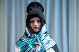 Mailänder Modewoche: Schal bei der Show von Grinko