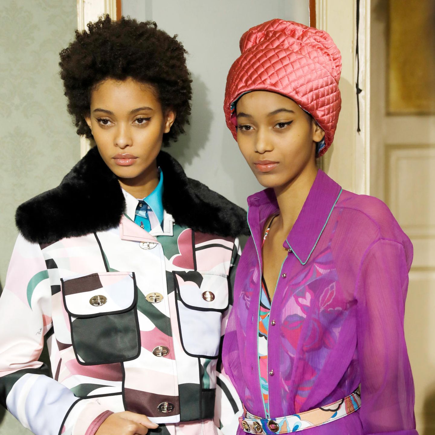 Mailänder Modewoche: Mütze bei Emilio Pucci