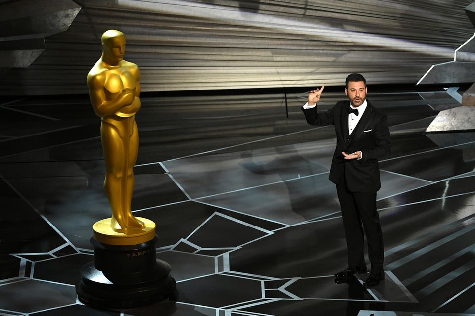 Moderator Jimmy Kimmel auf der Oscar-Bühne