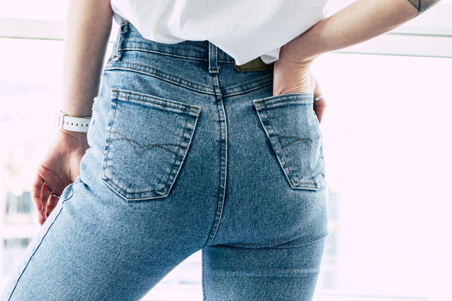 Jeans Experte Verrat So Findest Du Die Richtige Passform Brigitte De