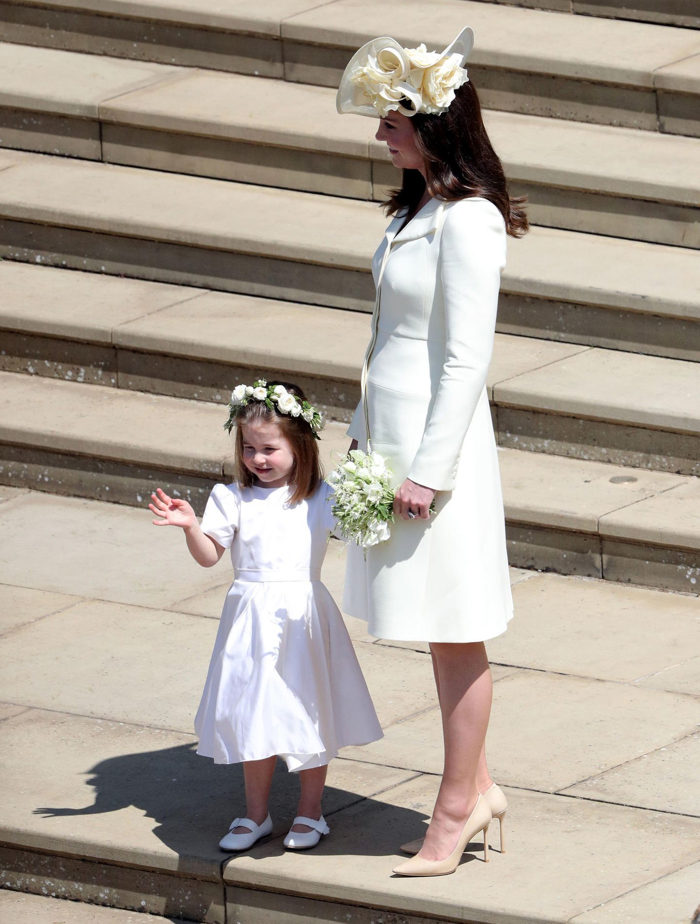 Herzogin Kate und die kleine Charlotte