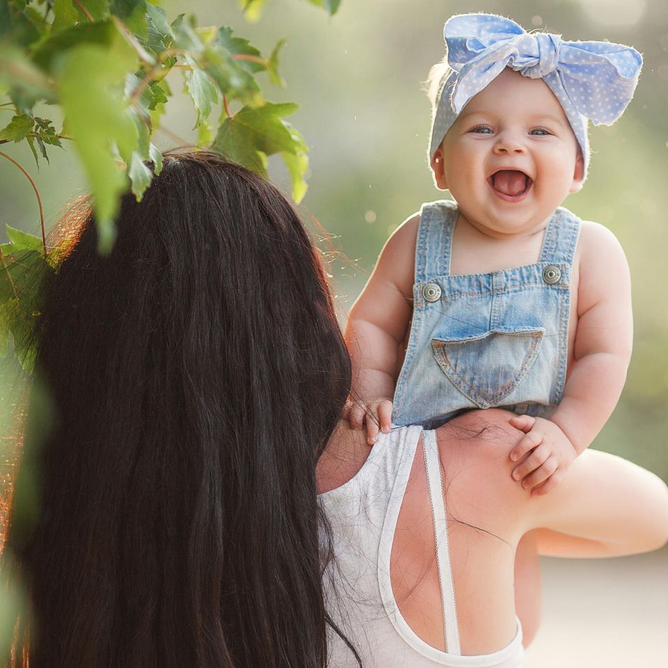 Babynamen aus der Natur: Lachendes Baby