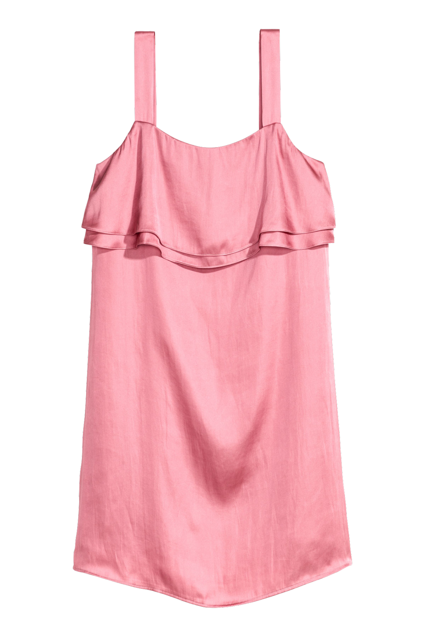 Seidenkleid in rosa von H&M
