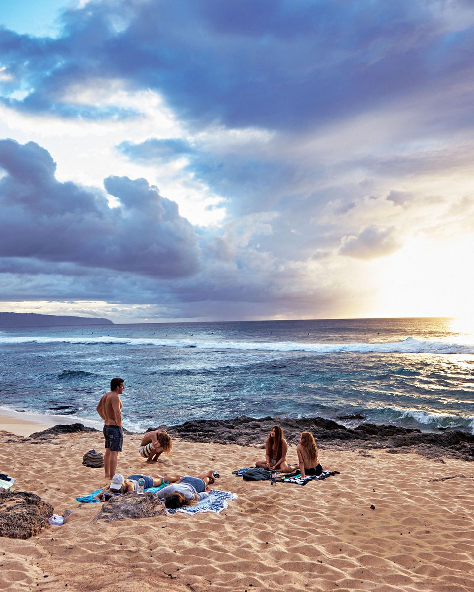 Hawaii Reistipps: Sonnenuntergang am Strand