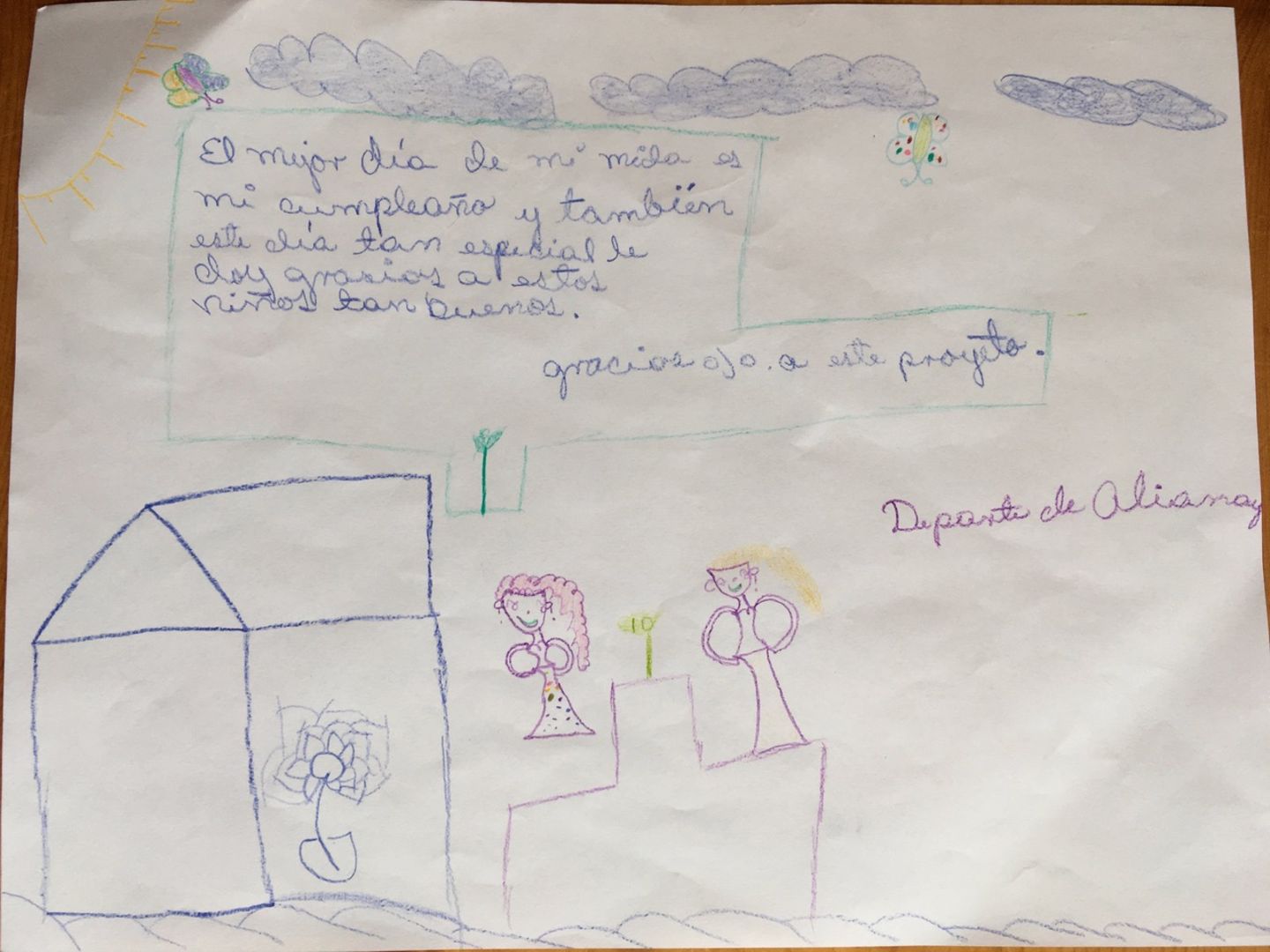 Brief von Alianay aus Kuba