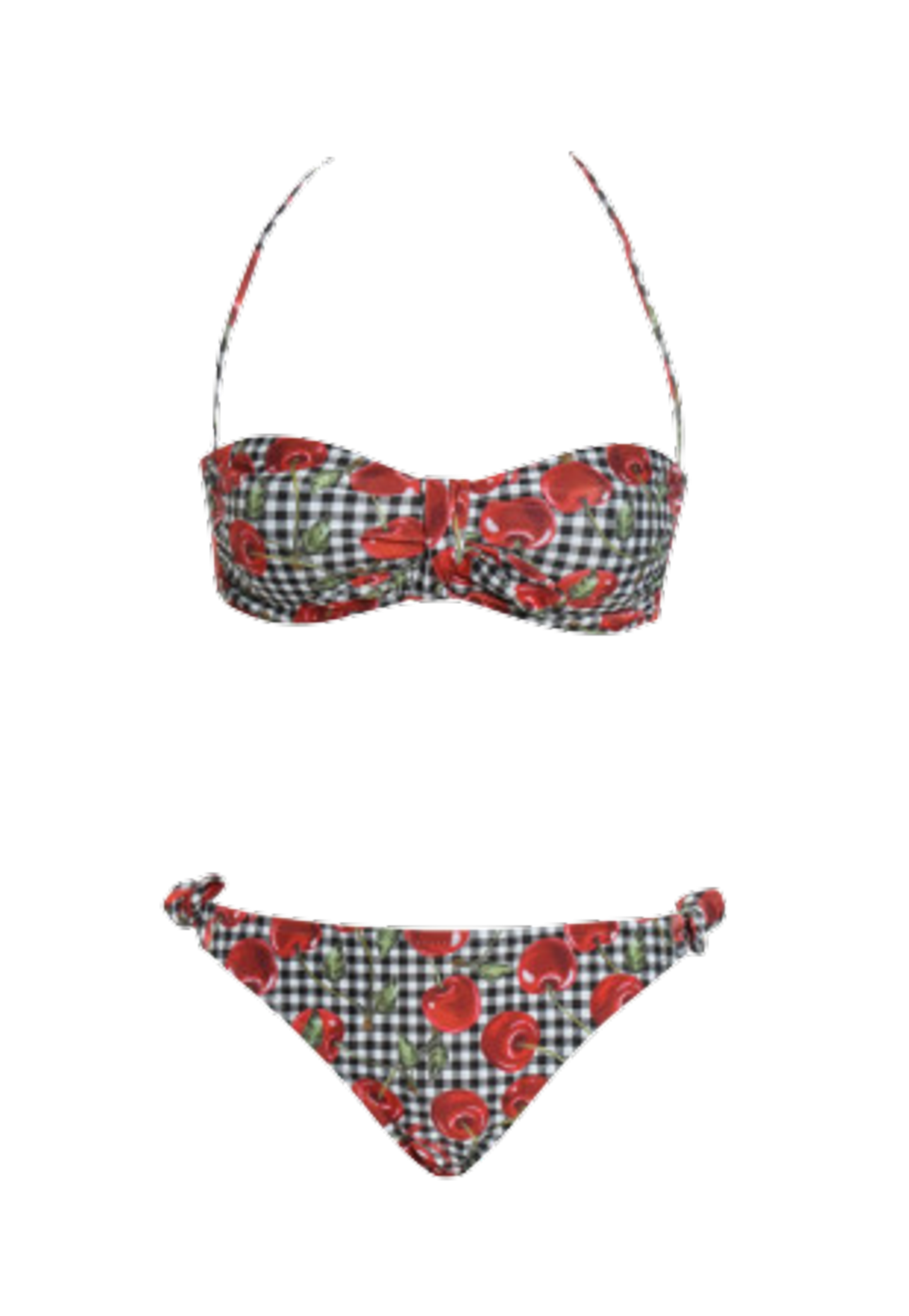 Bikini mit Kirschen-Print von Moschino