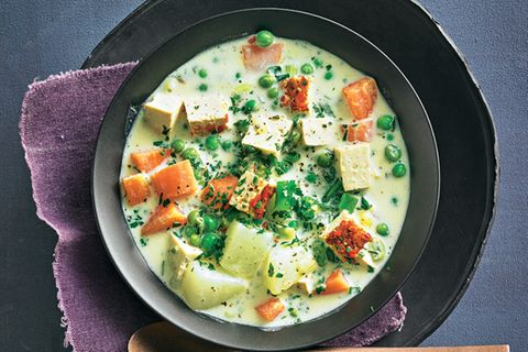 Gemüseeintopf mit Tofu