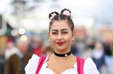 Oktoberfest-Frisuren 2018 - geflochtene Haarknoten
