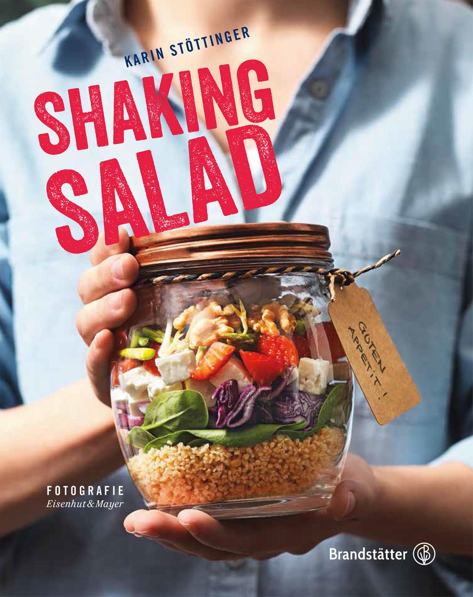 Salat im Glas: Buchcover Shaking Salad