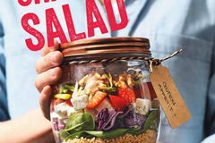 Salat im Glas: Buchcover Shaking Salad Salat im Glas: Buchcover Shaking Salad