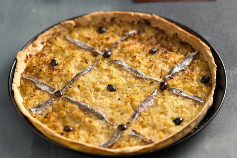 Pissaladière - Französischer Zwiebelkuchen