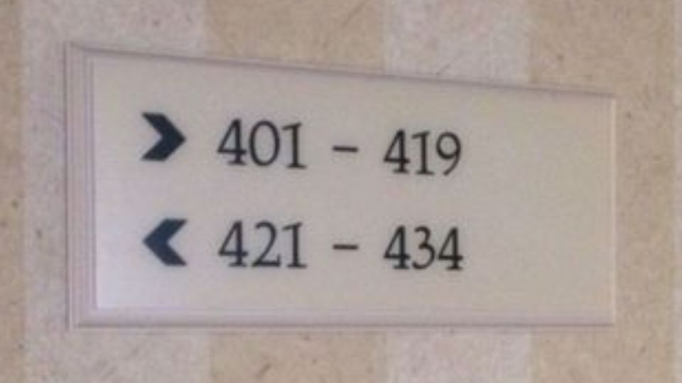 In Hotels fehlt häufig die Zimmernummer 420