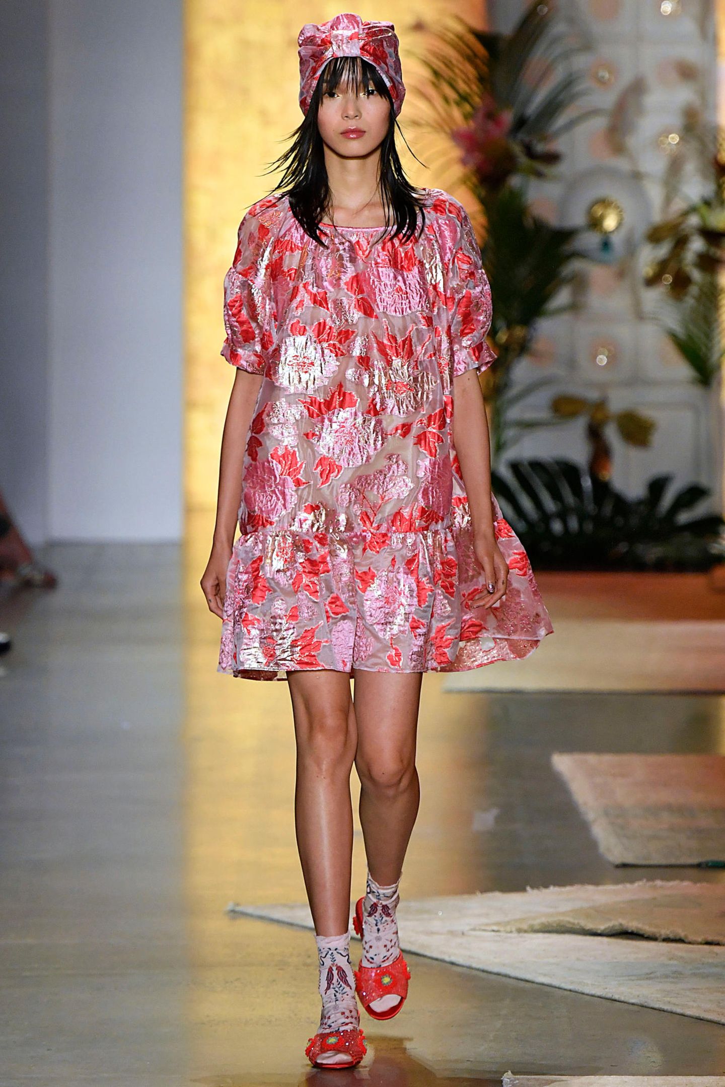 New York Fashion Week: Model bei Anna Sui