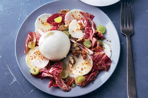 Radicchio-Salat mit Burrata