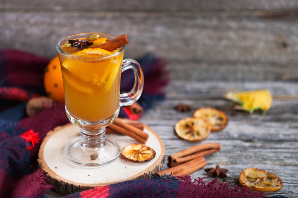 Weißer Glühwein Weißer Glühwein