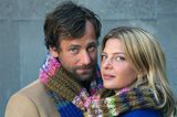 Florian Stetter und Jördis Triebel tragen den "Schal fürs Leben" 2018