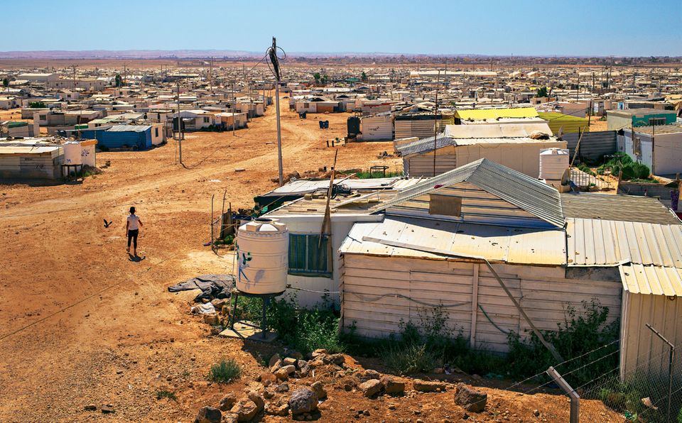 Provisorium auf Dauer Im Zaatari-Camp in Jordanien leben 80 000 Menschen