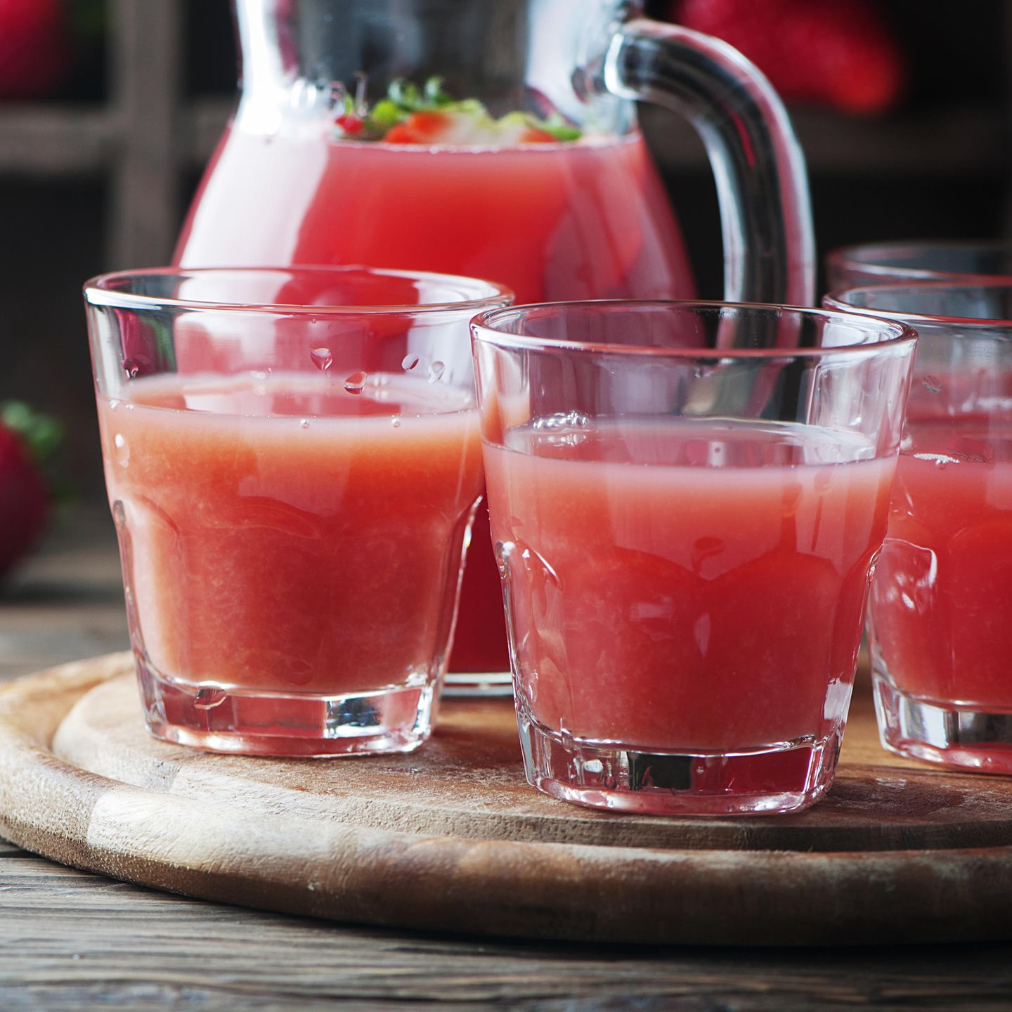 Erdbeer-Grapefruit-Saft