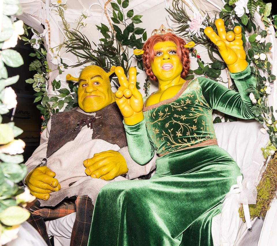 Heidi Klum Halloween: Heidi Klum und Tom Kaulitz als Shrek und Fiona