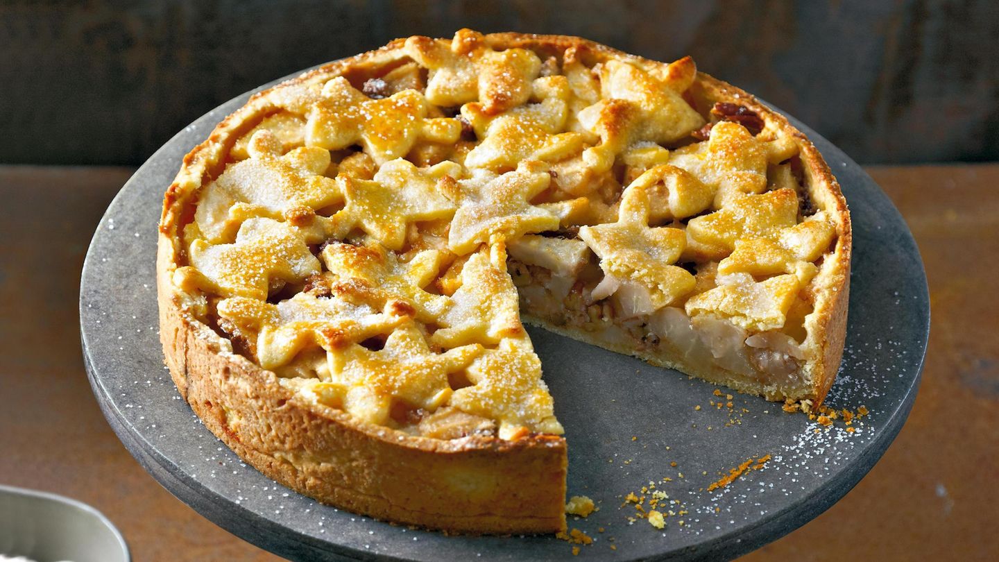 Birnen-Pecannuss-Pie | BRIGITTE.de