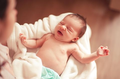 Vaginal Seeding: Neugeborenes Baby