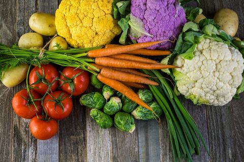 Vegetarisch essen: Gemüse