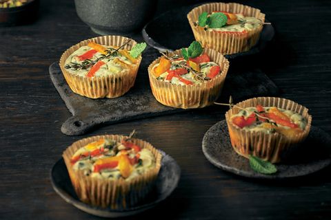 Ziegenfrischkäse-Muffins