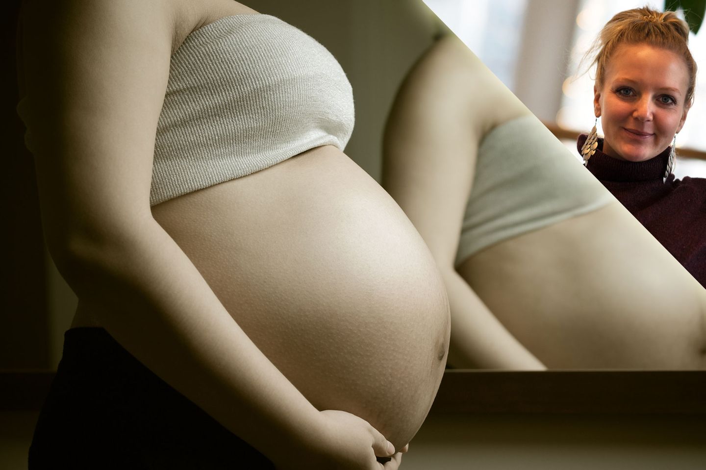 Wird dicker schwanger bauch Nicht Schwanger