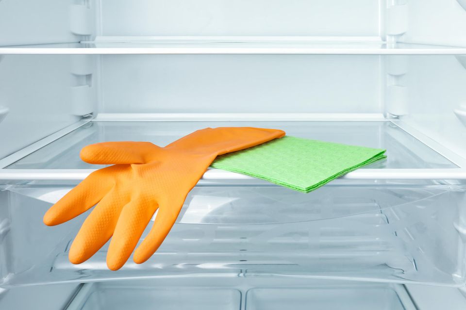 Schimmel im Kühlschrank: Frisch geputzter Kühlschrank