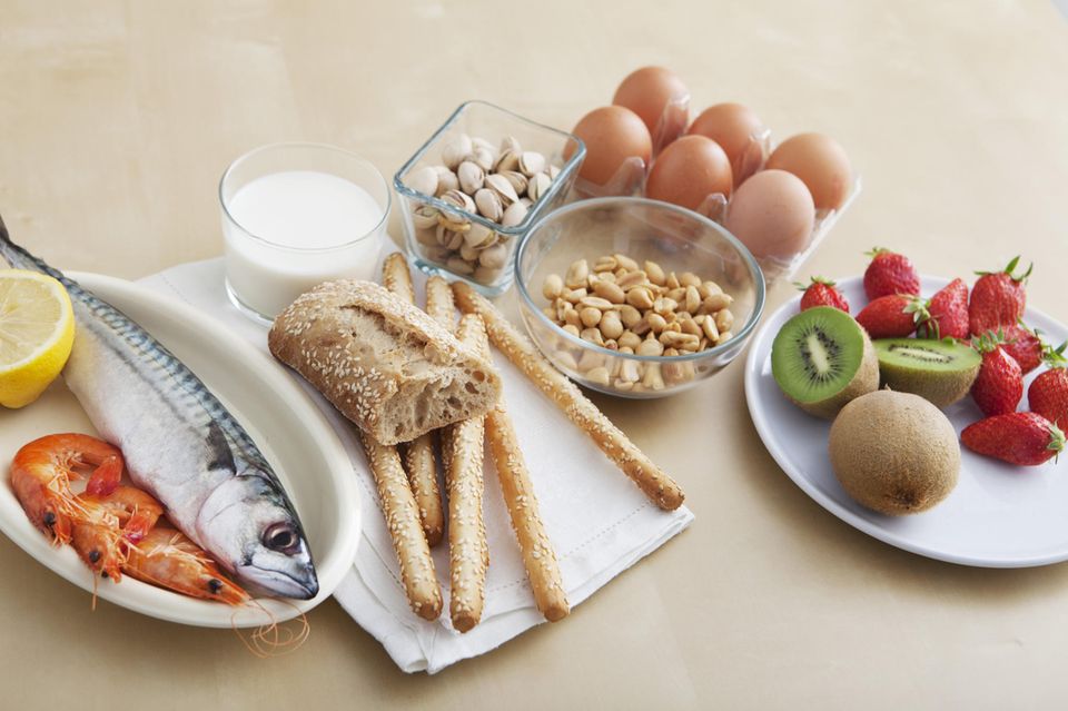 Lebensmittelallergie: Brot, Eier und Obst