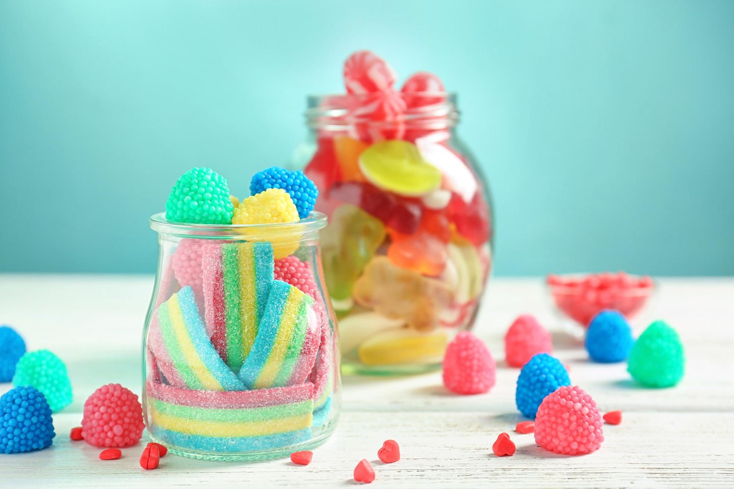 Zucker-Allergie: Süßigkeiten im Glas