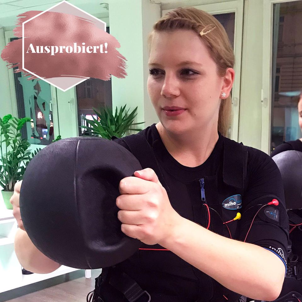 Ausprobiert. Steffi trainiert