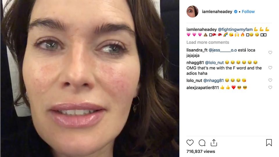 Lena Headey provoziert ihre Fans ohne Make up